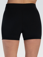 DOLFIN WOMEN'S AQUASHAPE FITTED SHORTS BLACK