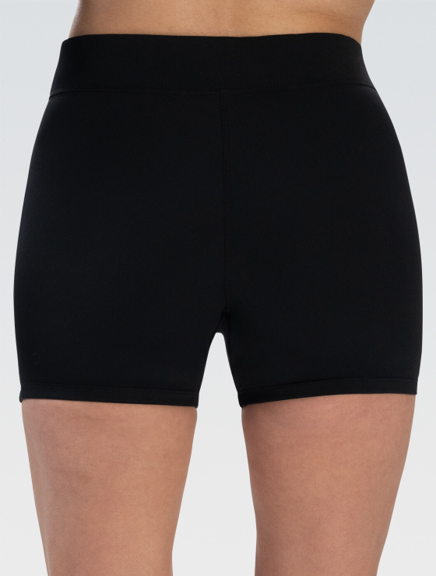 DOLFIN WOMEN'S AQUASHAPE FITTED SHORTS BLACK