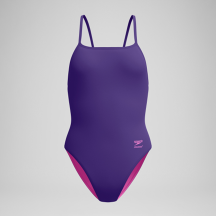 SPEEDO FEMALE SOLID WEB BACK