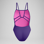 SPEEDO FEMALE SOLID WEB BACK