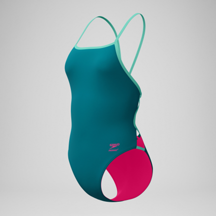 SPEEDO FEMALE SOLID TRI BACK