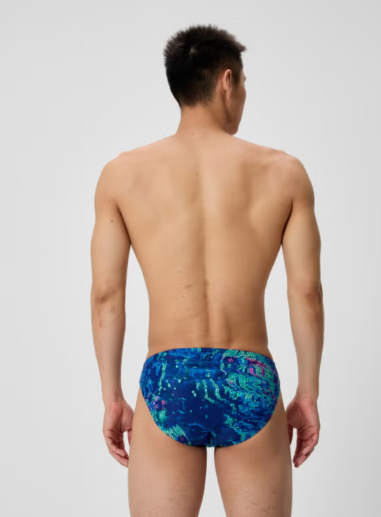 Speedo Men's Club Printed Training Briefs