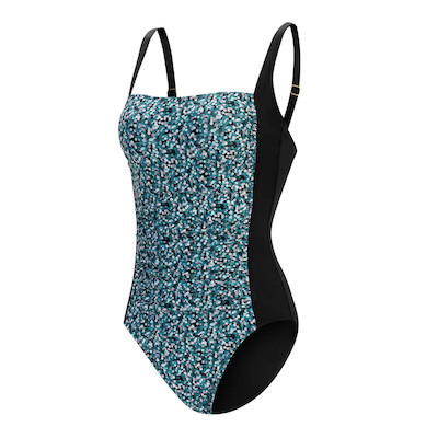 DOLFIN AQUASHAPE DOT PRINT MODERATE SQARE BACK SIZE 10