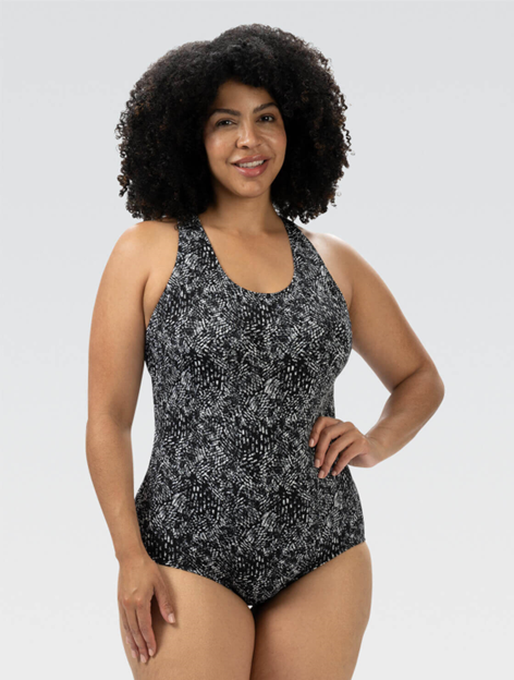 Dolfin Aquashape Conservative Print Suit