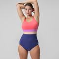 Speedo Banded Colorblock 1 Piece