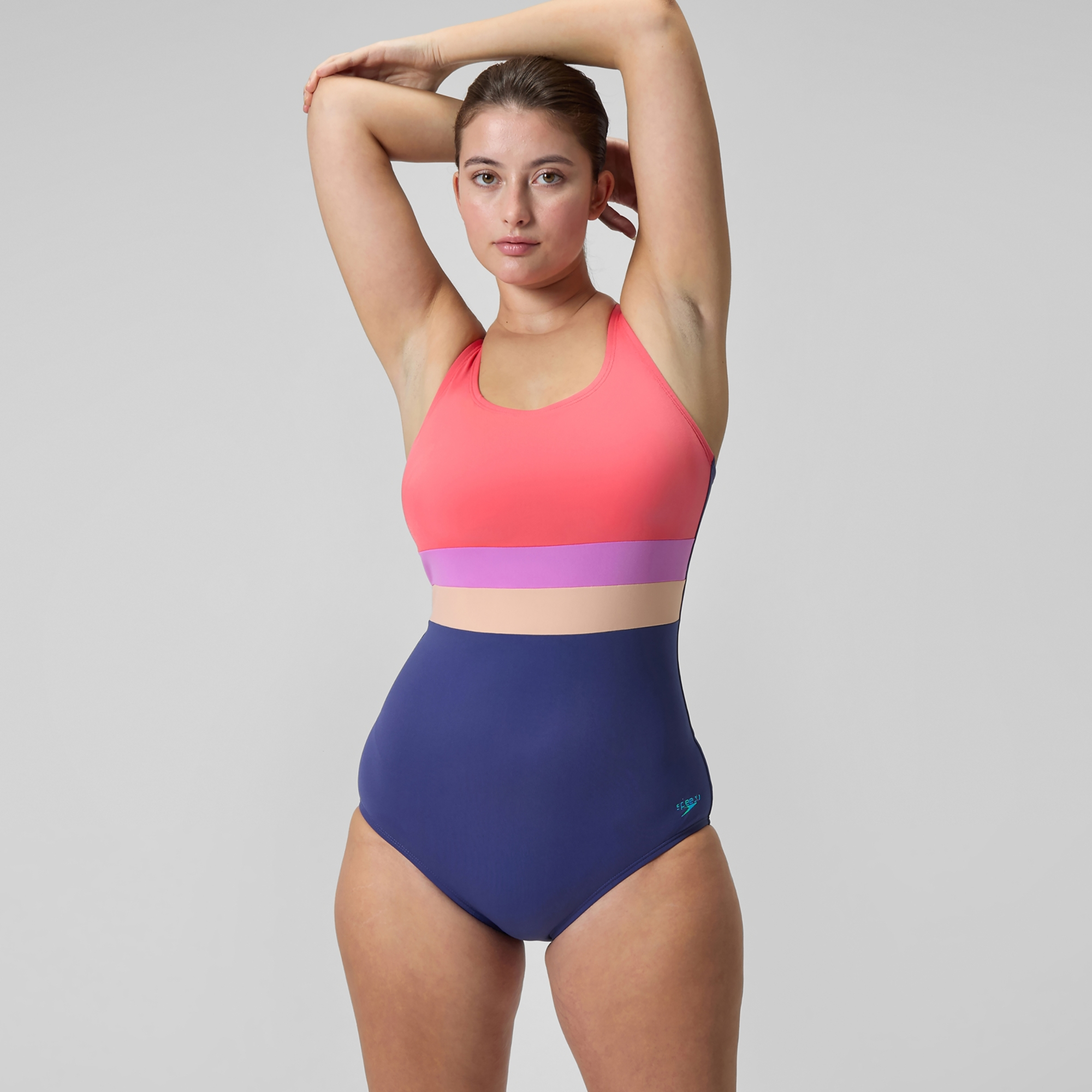 Speedo Banded Colorblock 1 Piece