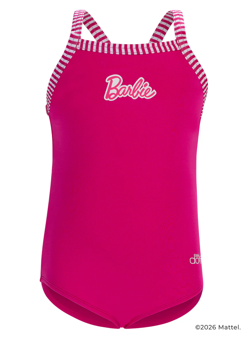 Little Dolfin Barbie Pink/White Straps