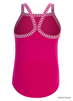 Little Dolfin Barbie Pink/White Straps