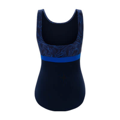 DOLFIN AQUASHAPE NAMASTE MODERATE SCOOP BACK NAVY