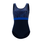 DOLFIN AQUASHAPE NAMASTE MODERATE SCOOP BACK NAVY