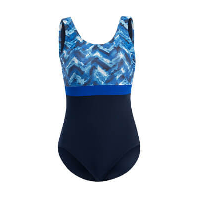 DOLFIN AQUASHAPE RETREAT MODERATE SCOOP BACK BLUE SIZE 10
