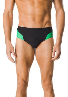 SPEEDO SPARK SPLICE BRIEF BLK/GRN