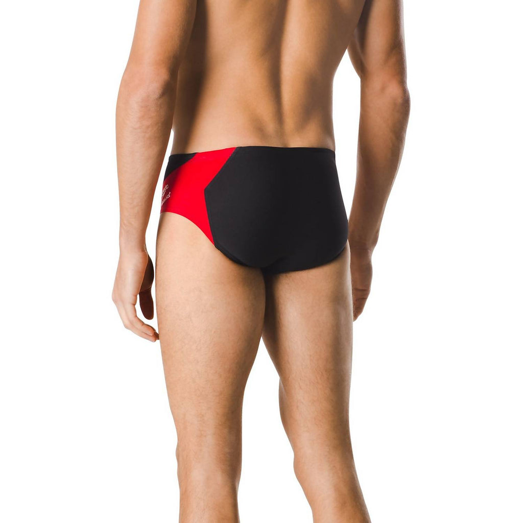 SPEEDO SPARK SPLICE BRIEF BLK/RED
