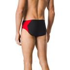 SPEEDO SPARK SPLICE BRIEF BLK/RED