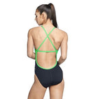 Speedo Spark Splice Crossback Blk/Green