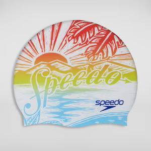 Speedo Printed Silicone Cap