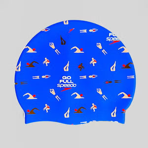 Speedo Printed Silicone Cap