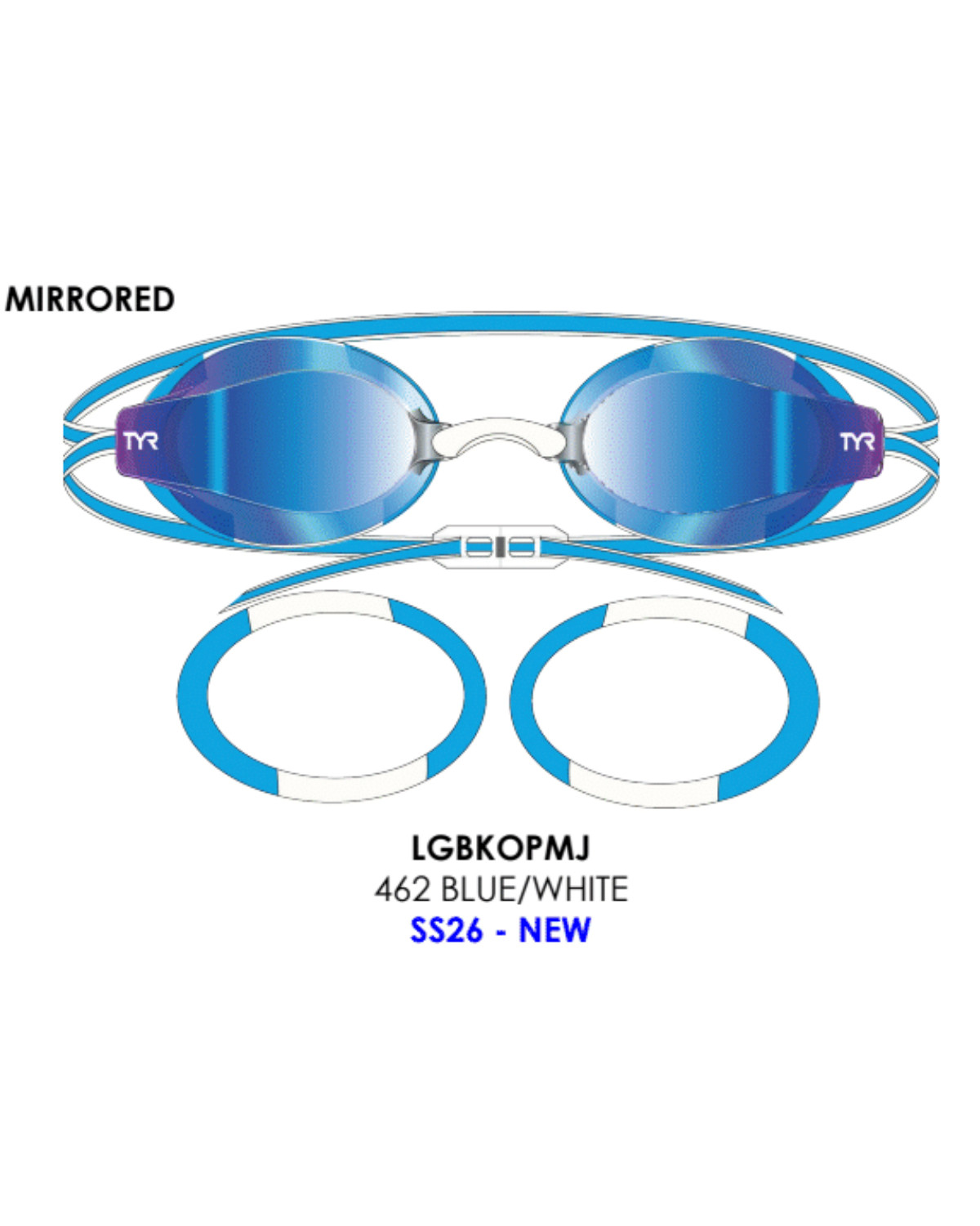 TYR Black Ops Junior 140EV Goggle
