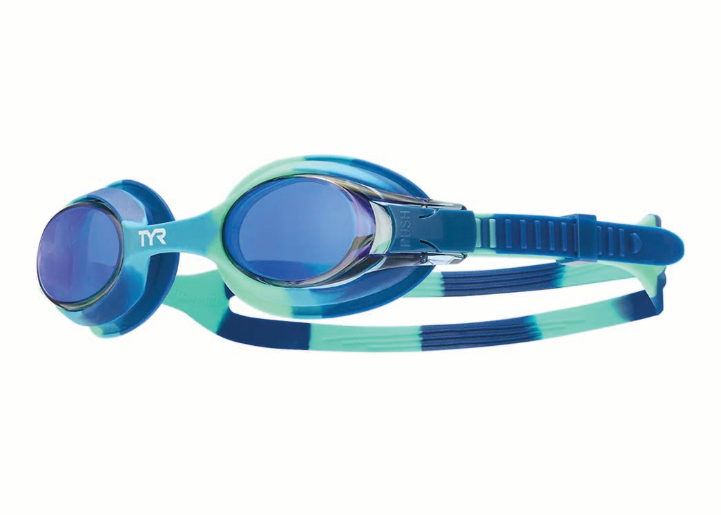 TYR KIDS' SWIMPLE MIRRORED GOGGLES - TIE DYE