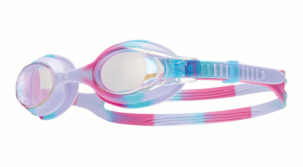 TYR KIDS' SWIMPLE MIRRORED GOGGLES - TIE DYE