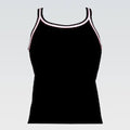 DOLFIN WOMEN'S BLACK TANKKINI TOP